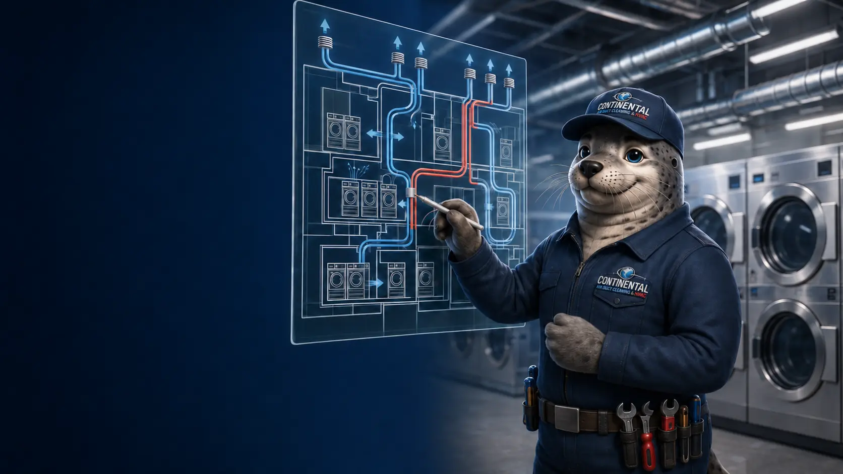 commercial dryer vent planning guidance with Conti planning multiple commercial laundry exhaust routes